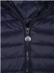 Ultra light waistcoat with hood navy (42-50)