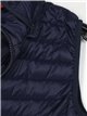 Ultra light waistcoat with hood navy (42-50)