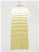 Striped knit dress (M/L-L/XL)