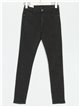 Jeans skinny tiro alto negro (S-XXL)
