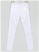 Jeans skinny tiro alto blanco (S-XXL)