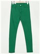 High waist skinny jeans verde-hierba (S-XXL)