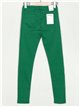 Jeans skinny tiro alto verde-hierba (S-XXL)