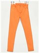 Jeans skinny tiro alto naranja (S-XXL)