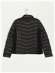 Quilted down puffer jacket black (40-46)