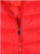 Quilted down puffer jacket red (40-46)