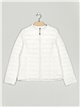 Ultra light quilted down puffer jacket white (42-50)