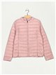 Ultra light quilted down puffer jacket pink (42-50)
