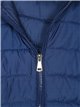 Quilted down puffer jacket with hood pen-blue (42-50)