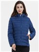 Quilted down puffer jacket with hood pen-blue (42-50)