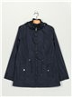 Parka water repellent with hood navy (42-50)