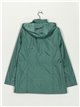 Parka water repellent with hood blue-green (42-50)