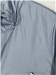 Parka water repellent with hood light-blue (42-50)