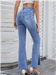 Jeans flare tiro alto (XS-XL)