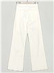 High waist straight jeans with rhinestone blanco (XS-XL)