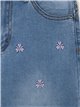 High waist embroidered jeans azul (S-XXL)