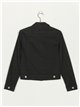 Basic denim jacket negro (S-XXL)