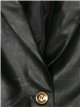 Faux leather blazer black (M-XXL)