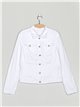 Basic denim jacket blanco (40-50)