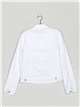 Basic denim jacket blanco (40-50)