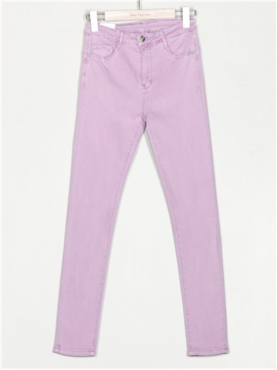 High waist skinny jeans lila (S-XXL)