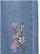 High waist embroidered jeans azul (36-46)