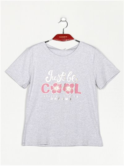 Slogan t-shirt (S/M-L/XL)