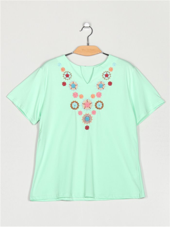 Embroidered t-shirt (42/44-46/48)