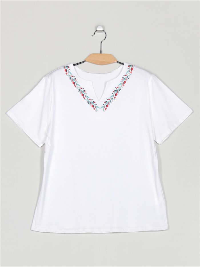Embroidered t-shirt (42/44-46/48)