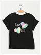 Camiseta love strass (42/44-46/48)