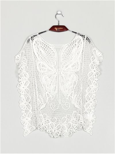Maxi blouse with guipure (M/L-XL/2XL)