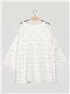 Blusa amplia crochet (L/XL-XXL/XXXL)