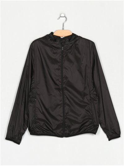 Ultra light bomber jacket black (S-XL)