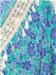 Maxi floral print dress verde-azulon