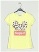 Camiseta texto amarillo (S/M-L/XL)