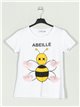 Camiseta abeja blanco (S/M-L/XL)