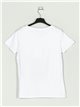 Printed t-shirt blanco (S/M-L/XL)