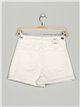 Redial premium denim shorts blanco