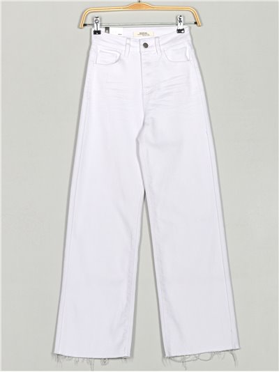 Jeans redial premium rectos blanco