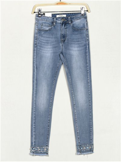 Jeans redial premium bordados