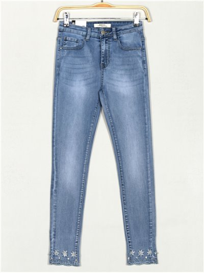 Jeans redial premium pedrería