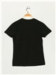 Camiseta pedrería negro