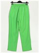 Pantalón cintura elástica verde-manzana