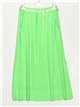 Elastic skirt with belt verde-manzana
