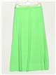 Elastic skirt with belt verde-manzana
