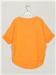 Camiseta love aplicaciones naranja