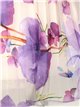 Blusa plisada floral gasa lila