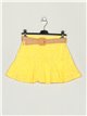 Polka dot bermuda skirt amarillo