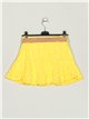 Polka dot bermuda skirt amarillo