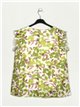Printed blouse verde-manzana